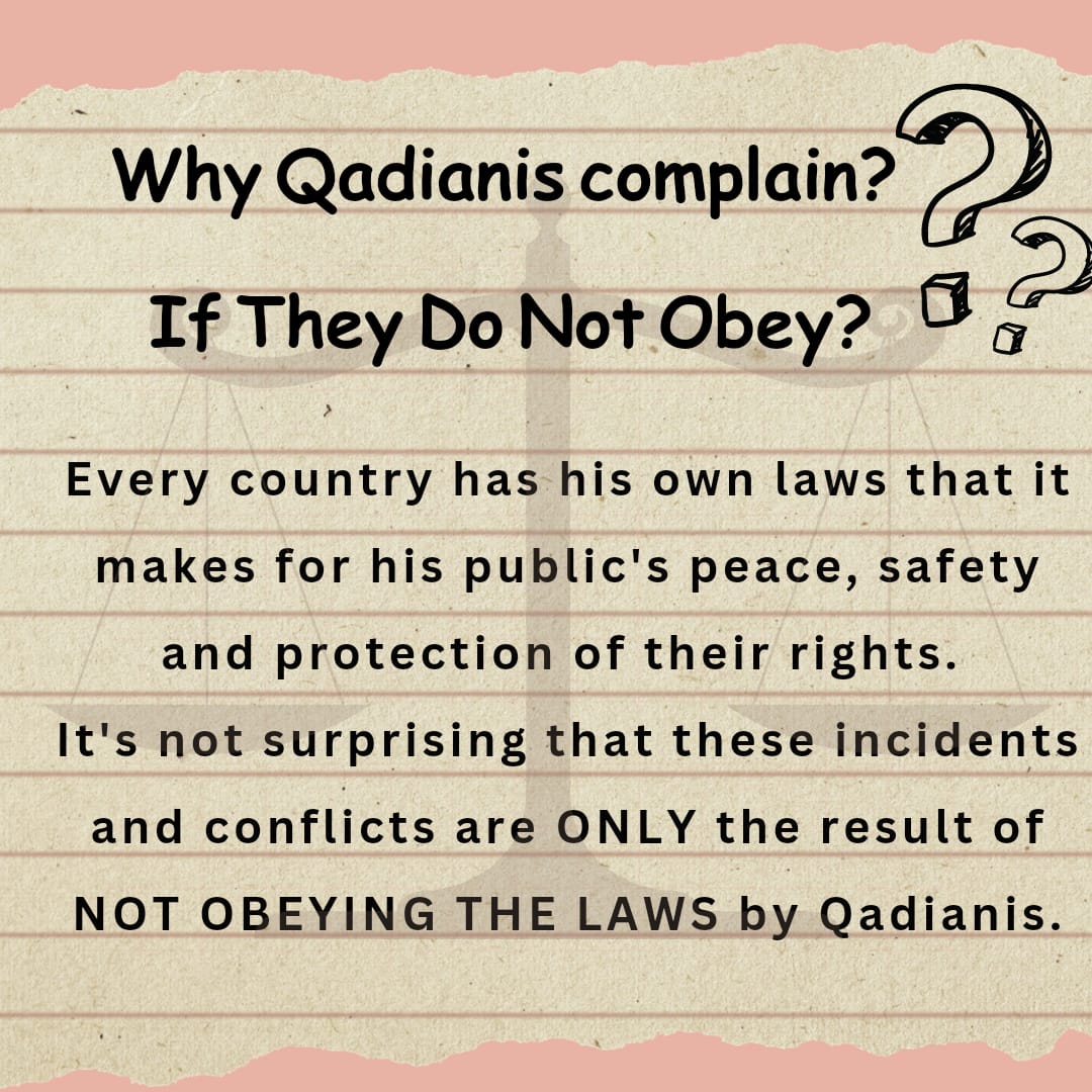 Islamalwayswin's tweet photo. The wrong followers The Qadianis
Deception is NOT a basic right
#قادیانی_آئینی_حیثیت_تسلیم_کریں https://t.co/BmvjEjgQ2v