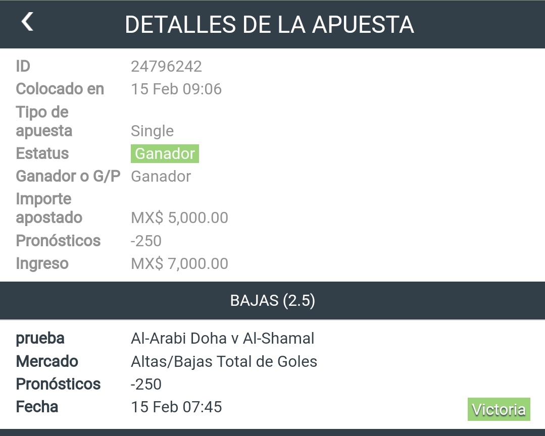ImMonkeyPicks's tweet photo. Resumen del día de ayer 💸🫰

Salimos $13,893 mxn arriba con puras jugadas seguras. Seguimos sumando!🤑

Hoy continúa la actividad deportiva.

A seguir ganando! https://t.co/P1aKmRrSfe