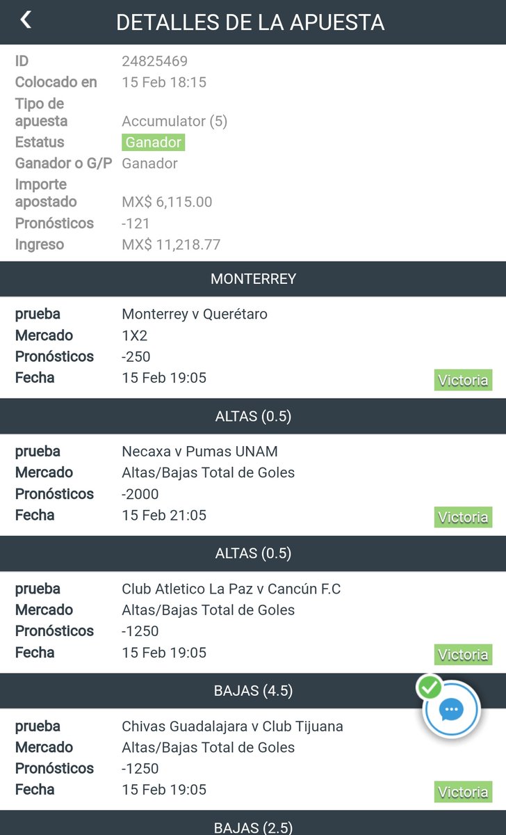 ImMonkeyPicks's tweet photo. Resumen del día de ayer 💸🫰

Salimos $13,893 mxn arriba con puras jugadas seguras. Seguimos sumando!🤑

Hoy continúa la actividad deportiva.

A seguir ganando! https://t.co/P1aKmRrSfe