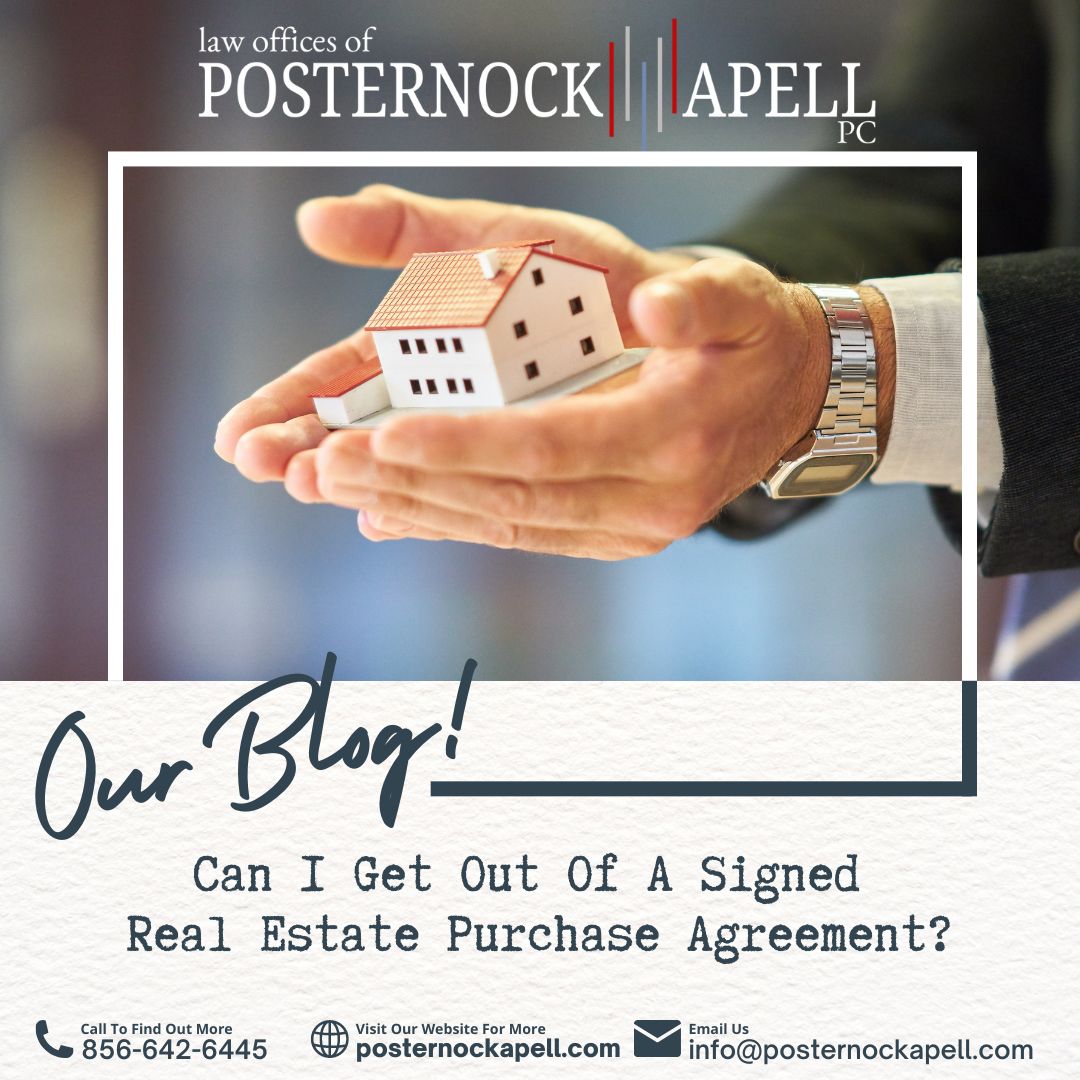 PosternockApell's tweet photo. Did you know: Even after you sign a real estate purchase agreement, there are legal means to get yourself out of the contract if you act quickly. #tellmemore 👉 https://t.co/my2ad9FVwj https://t.co/FLkABiGDns