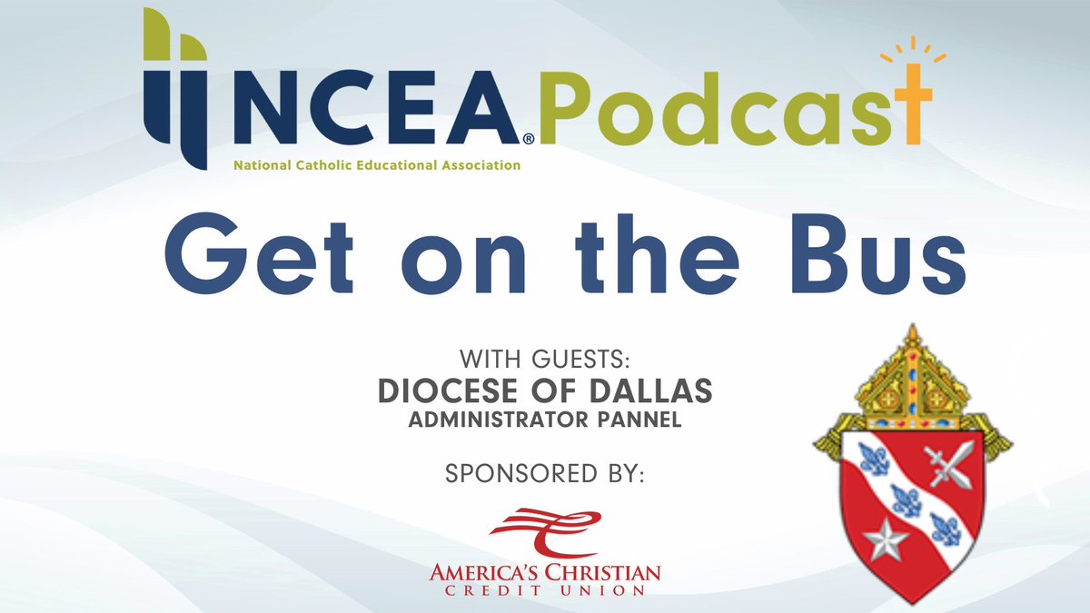 NCEATALK's tweet image. Join us on a virtual trip to Dallas, where you&apos;ll hear from five dynamic administrators from the @DallasCath as they give you an inside look at #NCEA2023: youtu.be/5UvZmPeLJRg

Listen to the full episode, sponsored by @AmericasCCU: nceapodcast.podbean.com/e/get-on-the-b…