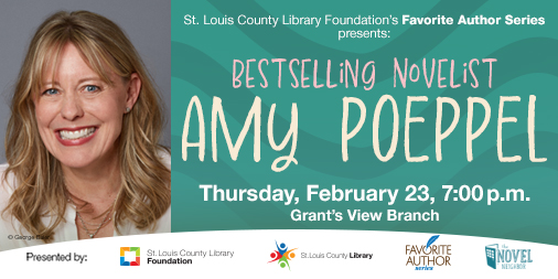SLCL's tweet image. Author @amypoeppel brings her signature witty, warm-hearted style to her new book, "The Sweet Spot"– a wise and joyful novel that celebrates love, hate, and all of the glorious absurdity in between. Meet the author next week at the Grant's View Branch. slcl.org/authors