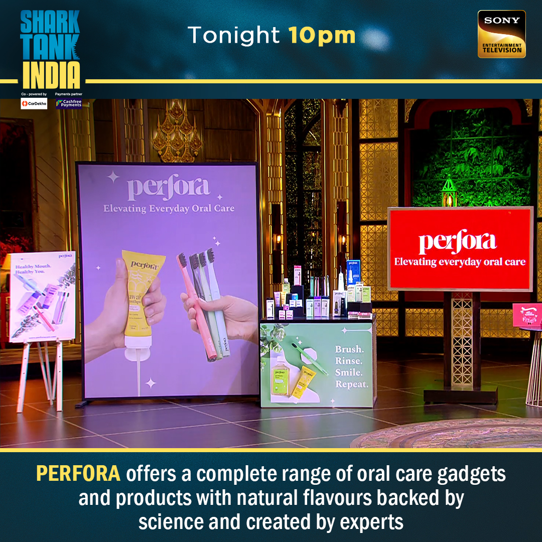 SonyTV's tweet photo. #Perfora, #CureSee and #MidNightAngelsByPC are coming to the Tank with their remarkable ideas and innovations. Who will bag a deal from the Sharks?
Don't forget to tune into #SharkTankIndia Season 2, tonight at 10 pm on Sony Entertainment Television & Sony LIV. https://t.co/iKrzWZobTX