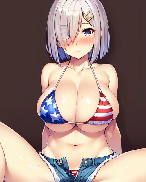 デカパイ星条旗ビキニとデニムホットパンツの相性は異常
…まあ、俺はついぞ見られないままだったが… 