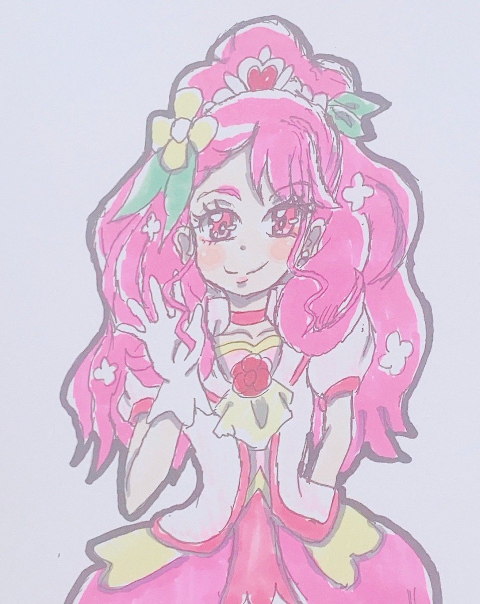 「麺柔らかめ味薄め脂少なめみたいな感じだった絵を描き始めて大体1年くらい #みなさ」|あらんぷのイラスト