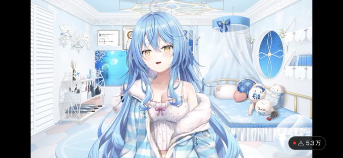 これは完全に同棲してますわ…(真顔
 #雪花ラミィ新衣装 