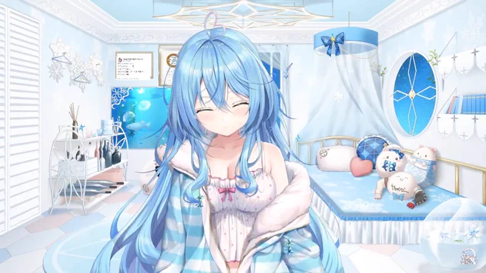 #雪花ラミィ新衣装 