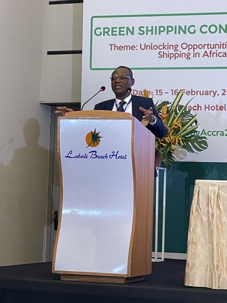 NordsethDMA's tweet photo. IMO’s MEPC Chair Harry Conway (Liberia) points to a key take away from debate in regulation: IMO must remive regulatory uncetainties and that will pave the way for development in Africa and other developing countries.
#GreenShippingAccra2023 https://t.co/YwwzghyTqi