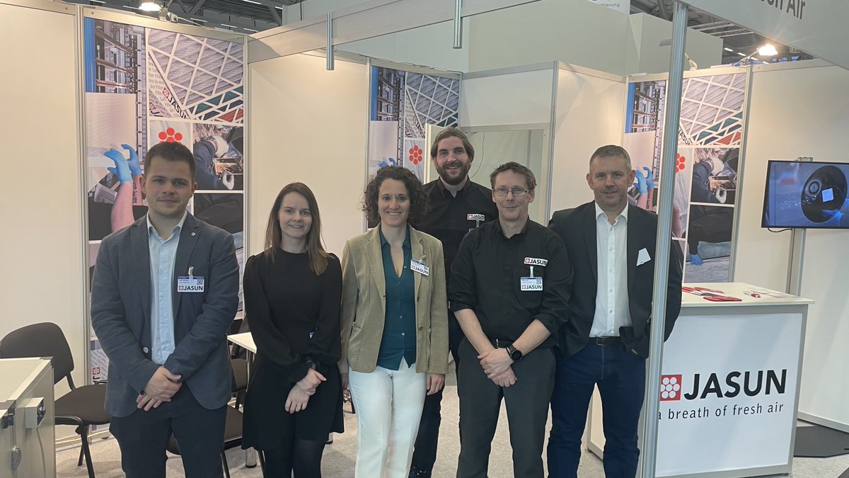 JasunPlc's tweet image. We have had a fantastic time at #Filtech2023 this week and would like to say a huge ‘thank you’ to everyone who came and said ‘hello’ to us at our stand. #ThinkJasunEnvirocare #JasunEnvirocare #AirFilters #ABreathOfFreshAir #Filters #AirFiltration #JasunFilters #CleanAir