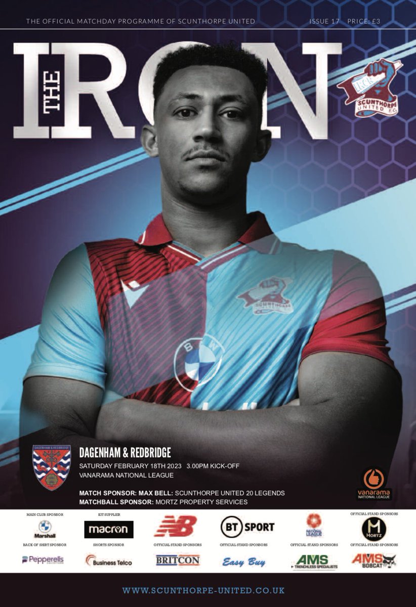THEIRONProg's tweet photo. 📚 Our Dagenham &amp; Redbridge edition of THE IRON is available to buy from our ticket office and club shop now.

They're open until 4pm today, from 10am-4pm tomorrow and from 11am-5pm on Saturday.

#UTI #IRON https://t.co/NMVDTYLumn