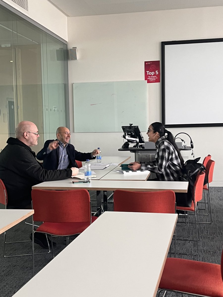 A big thanks to Asaad &amp; Phill from <a href="/arcpartnership/">arc partnership</a> for taking the time out to run mock interviews with our second year students! <a href="/ntuadbe/">NTU School of ADBE</a> @ntuemployability