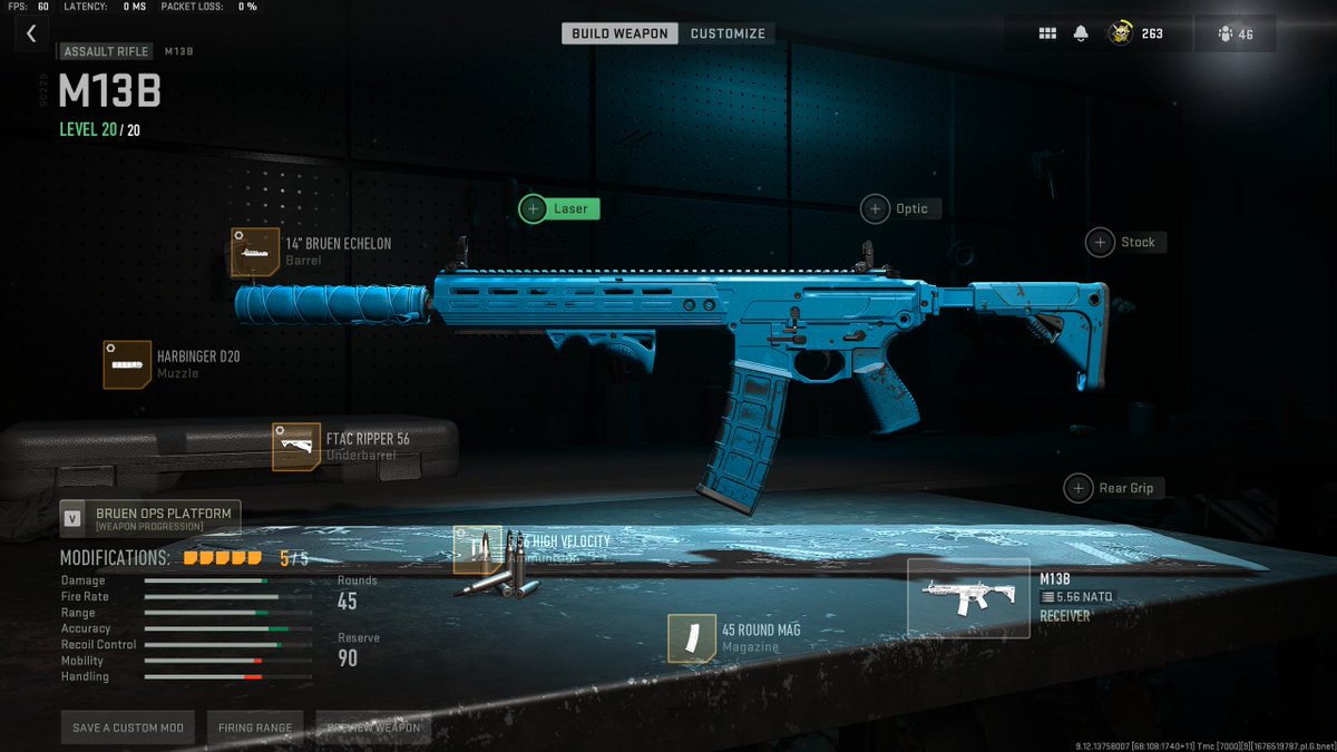 WarsZ's tweet photo. BEST M13B CLASS AND WEAPON TUNING FOR WARZONE SEASON 2! This AR is a super good for the brand new REBIRTH mode with closer engagements🔥Final attachment down below! https://t.co/qGUqv0IQmf