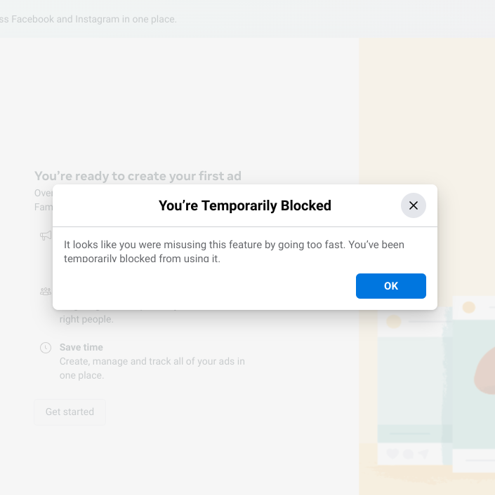 woofboxuk's tweet photo. @instagram @Meta @MetaforBusiness All I did was log in.... 🤦‍♀️ shocking. https://t.co/Po71YS1IK8