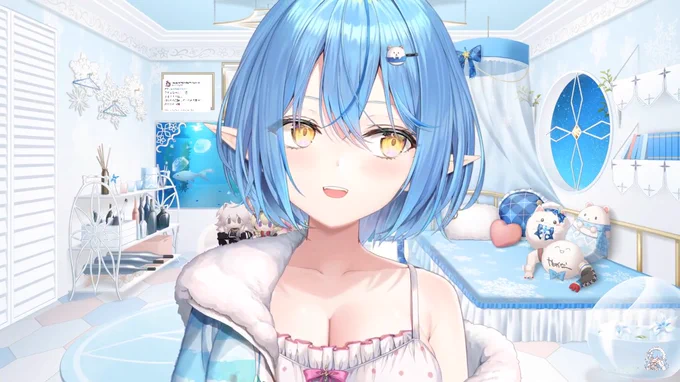 #雪花ラミィ新衣装 