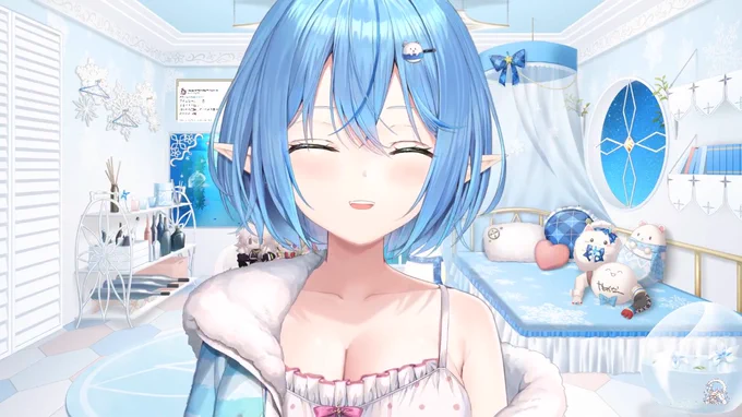 #雪花ラミィ新衣装 