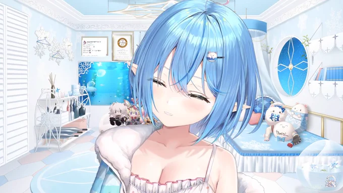 #雪花ラミィ新衣装 