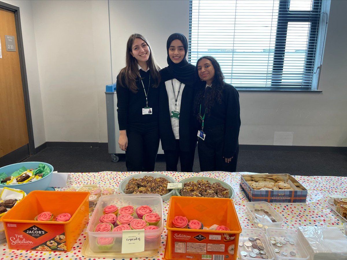 PBSixthForm's tweet photo. Plantsbrook Sixth Formers are doing there bit to raise money for the devastating earthquake affecting Syria and Turkey. Today there are lots of yummy cakes on sale and tomorrow a non school uniform day is planned #proudtobeplantsbrook #SyriaTurkeyEarthquake https://t.co/kiVwUQBlLT