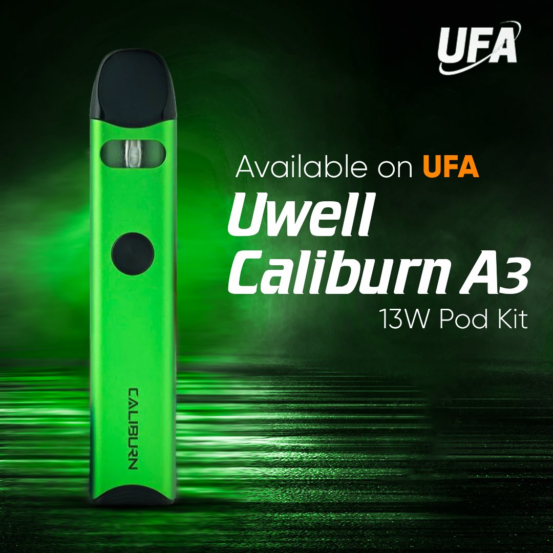 The Uwell Caliburn A3 Pod System Kit has a 520mAh rechargeable battery, dual-method activation, Pro-FOCS taste technology, and a 13W maximum output.

Order Now  - bit.ly/3lIq0Du
.
.
.
#UFAMarketplace #Uwell #CaliburnA3 #UWellCaliburn #UwellCaliburnA3 #UWellPodKit