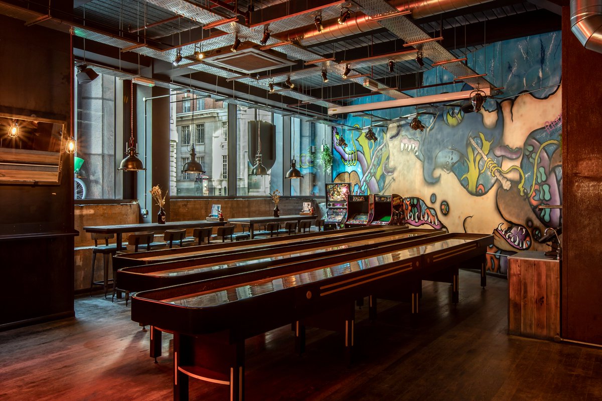 BrewDogTowerH's tweet photo. Our monthly Shuffleboard Tournament is around the corner so you better be there. Loads of prizes to be won it would silly not to🏆
Book now on our site or check out the @playshufl page

 #carbonnegative #towerhill #brewdog #londonevents #craftbeer #brewdogtowerhill #shuffleboard https://t.co/laKFSckQHo