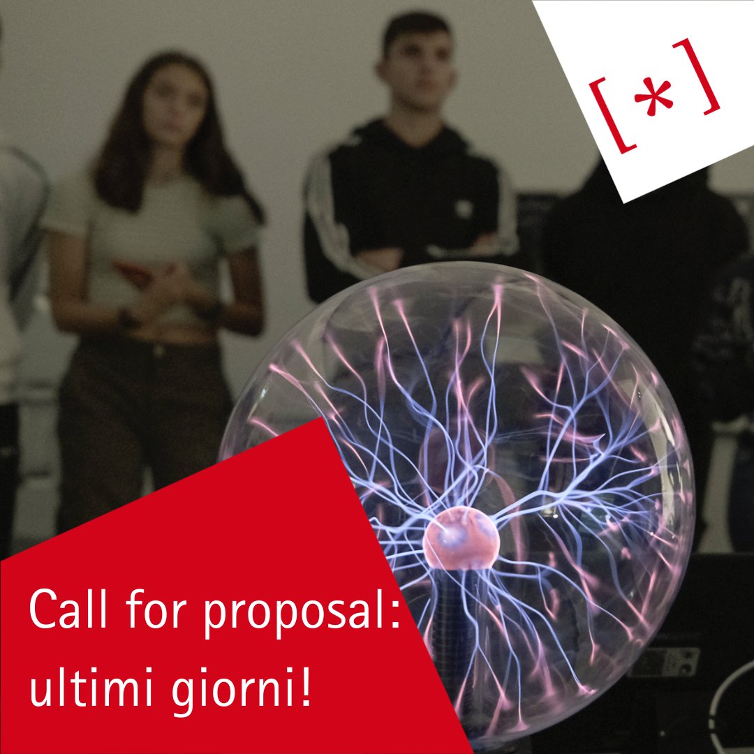 💡 -3 GIORNI alla chiusura della #Callforproposal! Se vuoi partecipare alla ventunesima edizione del Festival della Scienza, in programma a #Genova dal 26 ottobre al 5 novembre 2023, invia il tuo progetto entro sabato 18 febbraio 2023.

Aderisci ora 👉 festivalscienza.it/site/home/call…
