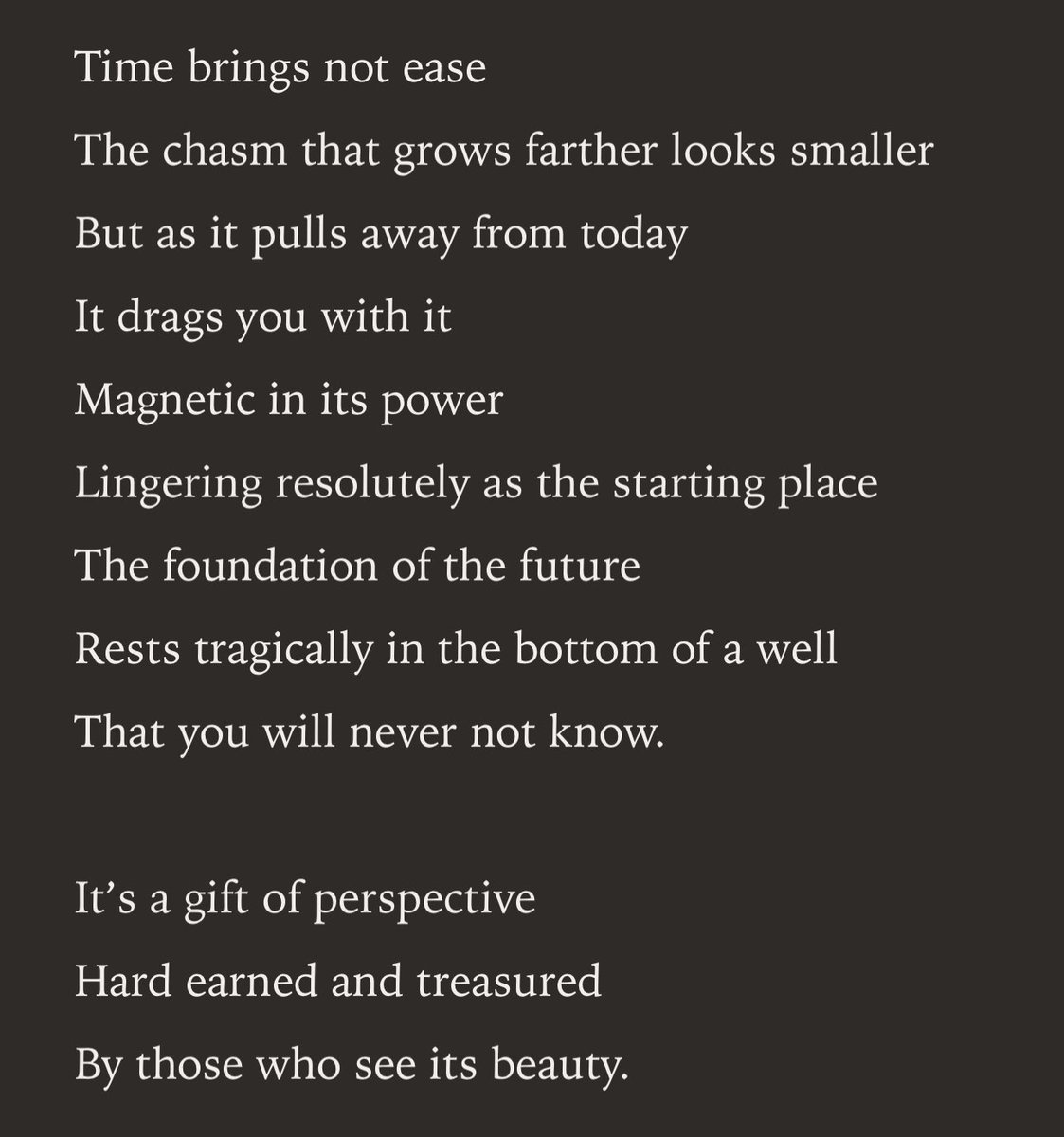 I used to write things and throw them away. Maybe now I’ll keep and delete, to appease the digital age.