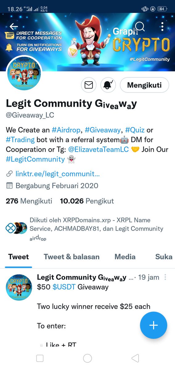 CakWawan81's tweet photo. @Giveaway_LC Quite brilliant &amp; interesting project at its early stage. I really excited for this  airdrop Its community is fast growing. This has definitely huge potential as well.
@Dwimulya1985 @ACHMAD48255463 @muhhudza3
#LegitCommunity #Bitcoin #Giveaway #USDT #cryptocurrency https://t.co/K0LEKmIFul