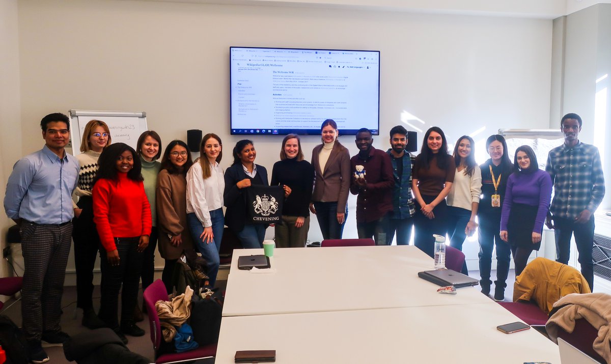 Throughout the year, we organise a range of events for #Chevening Scholars to take part in.

For 📸 <a href="/FelixFomengia/">Felix Fomengia</a>, last week's Wikithon Workshop was a great opportunity to learn new skills and get to know other scholars! 

Explore what else is on offer: 
bit.ly/3hz8akY