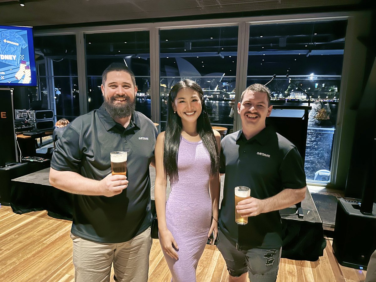 TechBecky1's tweet image. Awesome Web3 Partners, VIPs and Community event by the #binance team. The live chat with Binance CEO  @cz_binance about his views on the global #blockchain outlook was insightful. It’s going to be a great year ahead for the #web3community! 🙌
#web3 #crypto #sydney
