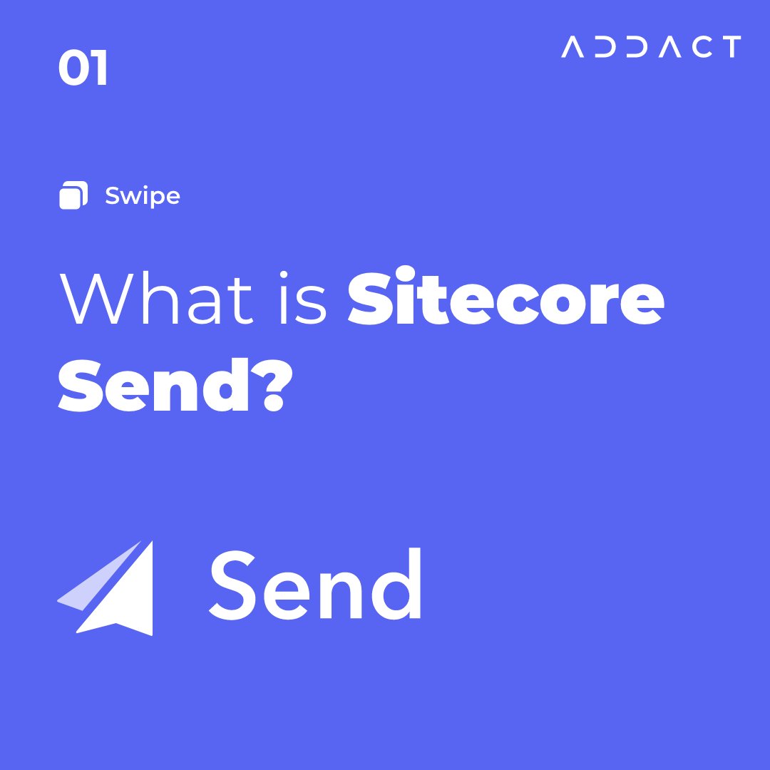 AddactTech's tweet photo. Sitecore Send is an automated email marketing tool developed into the Sitecore Experience Platform that allows businesses to create targeted email campaigns.  

Find out more: https://t.co/lw7Sn6uo0u  

#addact #sitecore #sitecoresend #emailmarketing #marketing #emailcampaigns https://t.co/o91s8IC8AZ