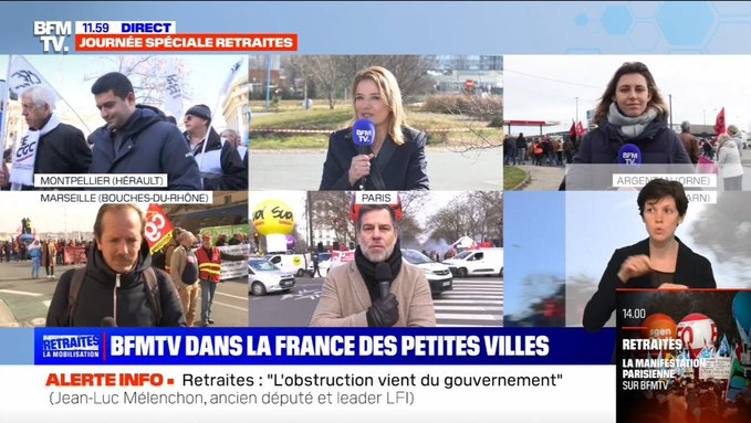 Lenny_Chollet's tweet image. @PascaledeLaTour pour @LeDejInfo avec @LeopoldAudebert, @LaurentEscure, @gaetanemeslin et @martinez_CGT en plateau à Albi
Avec @AnthonyLebbos en direct de Montpellier, Ronald Guintrange de Paris, @AshleyChevalier d'Albi et @alizeboissin d'Argentan