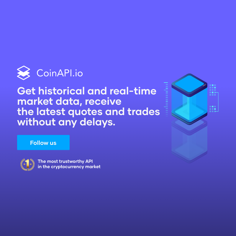 Unlock the most accessible and developer-friendly APIs for the world's software developers, analysts, and fintech-driven companies. 

Follow us to discover the potential cryptocurrency data 🚀