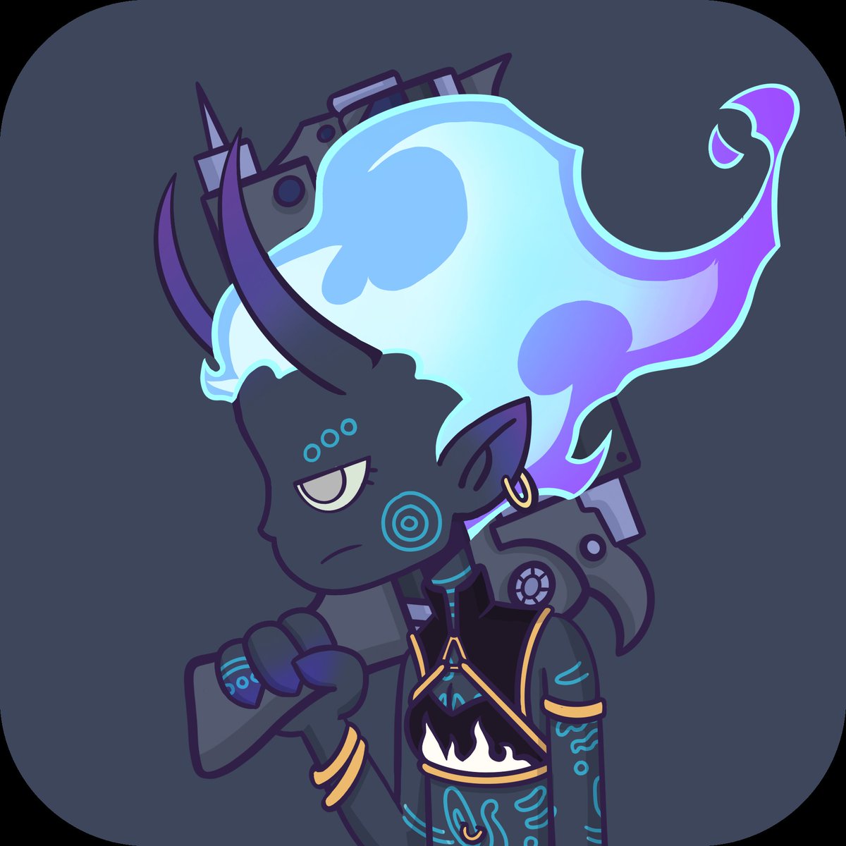 Day 10 of showcasing my squad of Fightoons. 

Most notable traits 😈
Type: Warrior
DNA: Ancient
Special: Pistol
Head: Glossy Fire
 
Show me your favorite Fightoons and you might win a prize 😉

#WOOWOO <a href="/FightoonsStudio/">FIGHTOONS😈</a>