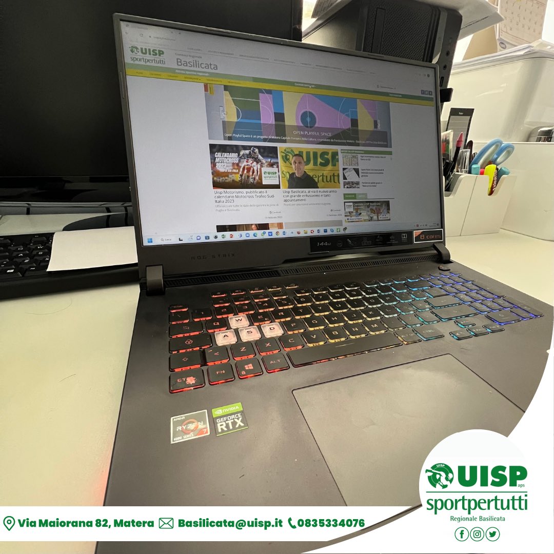 💻 Oggi siamo impegnati nell’aggiornamento delle attività sul nostro sito 💪🏼

Seguiteci per non perdervi le varie iniziative! 😊

#Uisp #UispBasilicata #Dietrolequinte ✅