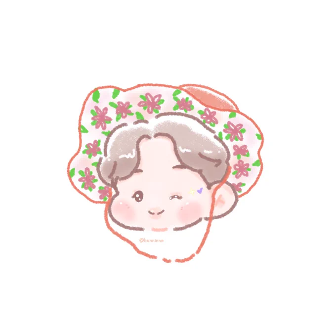 lovely hobi in red bucket hat #JHOPE 