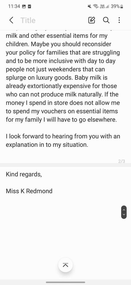 RaychulEve's tweet photo. @Tesco this isn’t good enough in this day in age. https://t.co/k9XT92hsf2