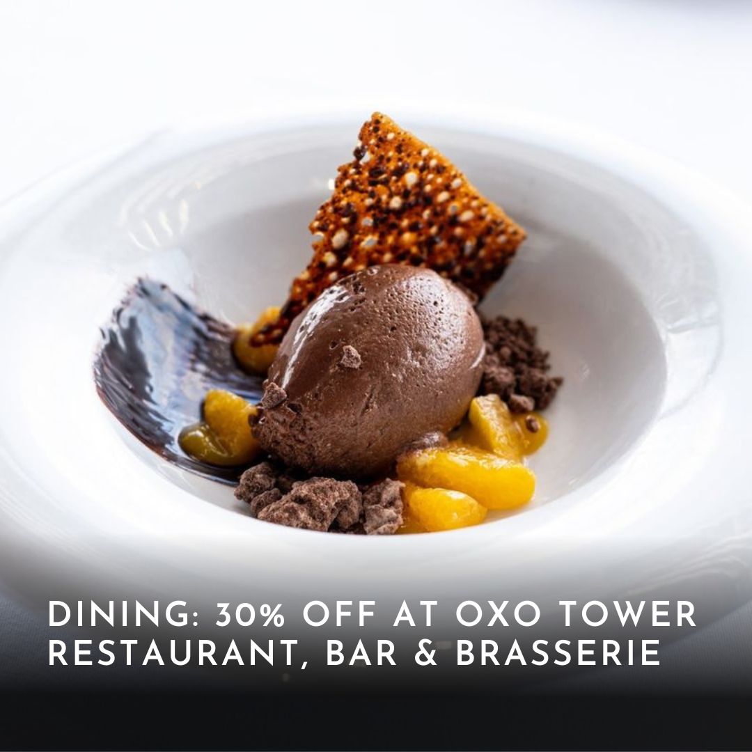 – Enjoy 30% off lunch or dinner at @OXO_Tower until Feb 28! Bookings are essential - quote ‘Southbank 30% Offer’ to take advantage of the deal⁠ - find out more and book that table at: bit.ly/OXOTower1