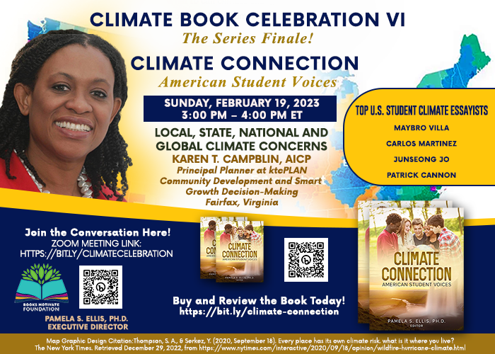 BooksMotivate's tweet photo. You are cordially invited to be with us this Sun., Feb. 19 at 3:00 pm for Climate Connection Book Celebration VI Series Finale on climate issues and policy analysis recommendations. Register Now! https://t.co/tdLxPTQwpd https://t.co/NVZ310gqfo