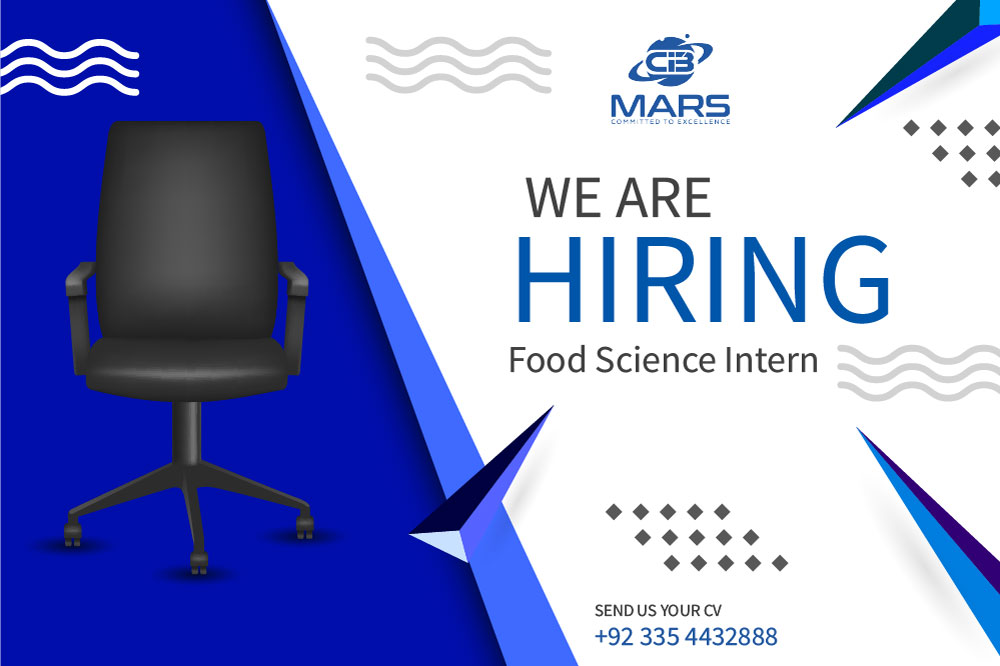 CibMars's tweet photo. CIB MARS is looking for a talented Food Science Intern, and if you want to grow in a fast paced, and friendly environment then this post is definitely for you, as we are hiring people like you.
.
So, what are you waiting for?

send us your CV at:
+92 335 44328888
.
#HIRINGNOW https://t.co/NuChMRdPwk