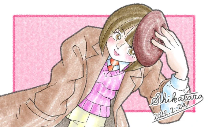 お待たせみたいな感じ過去絵なんか、凍結祭りはまだ終了してない感じ#イラスト #オリジナル #CintiqPro13 #CLIPSTUDIOPAINT 