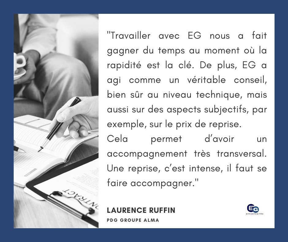 EGOpportunites's tweet photo. "Une reprise c'est intense, il faut se faire accompagner!"
Témoignage de Laurence Ruffin PDG du #GroupeAlma, que nous avons accompagné pour leur reprise d'#Agilium 👍 

https://t.co/0akOW5PvY3 https://t.co/0p0EqqJX87