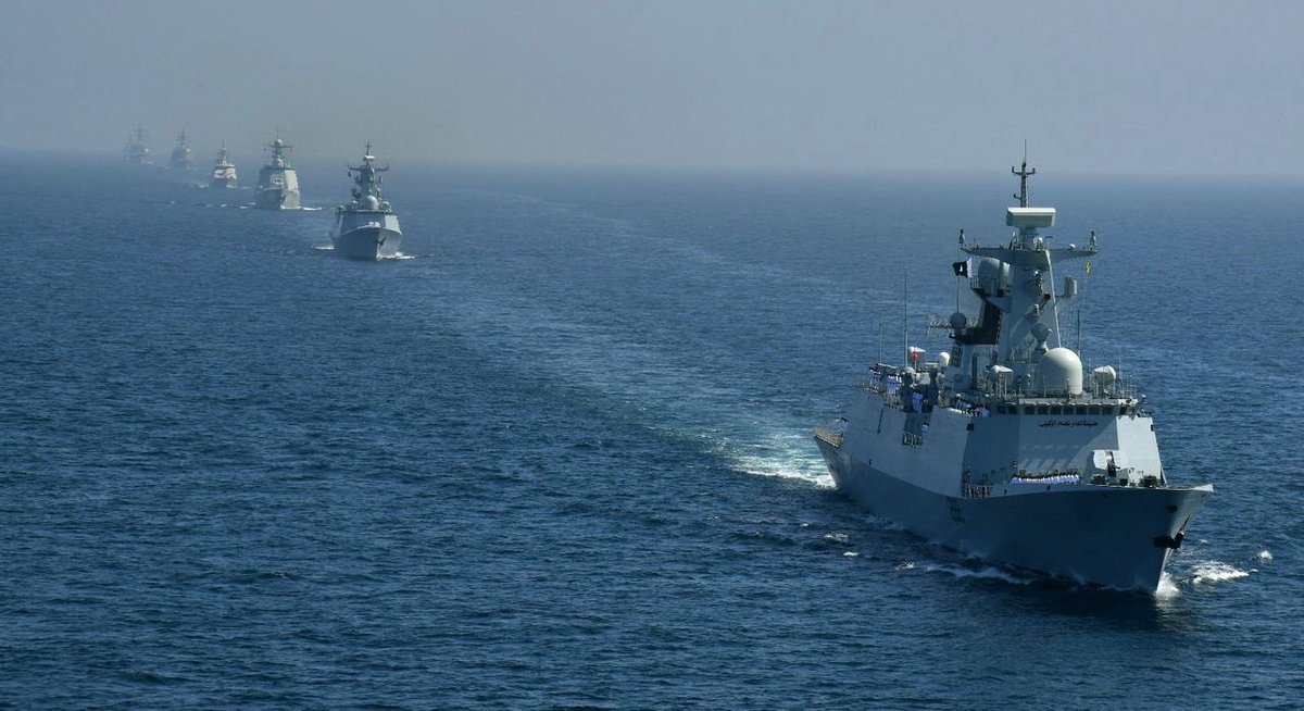 MPA_Barat's tweet photo. Bravo Zulu!
All ships formed up ‘AMAN Formation’ to signify collective resolve #TogetherForPeace during #AMAN2023 sea phase in North Arabian Sea
#EmpoweringFriendship
#EnhancingInteroperability https://t.co/NfTGpt2c3Q