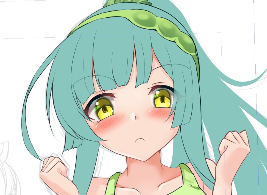 「えい!えい!ずん! 」|羽山 悠@skeb・依頼募集中のイラスト