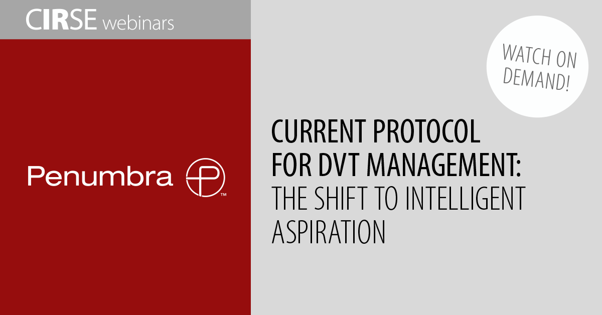 cirsesociety's tweet photo. Did you miss the CIRSE webinar on DVT Management or want to rewatch? You can now find it on demand in the CIRSE Library: https://t.co/8AobCRVGhO
#Lightning12 ⚡#ComputerAidedAspiration #Thrombectomy
Rx only. For risk info: https://t.co/cCJcZbsGMM https://t.co/oCwgjwb4m5
