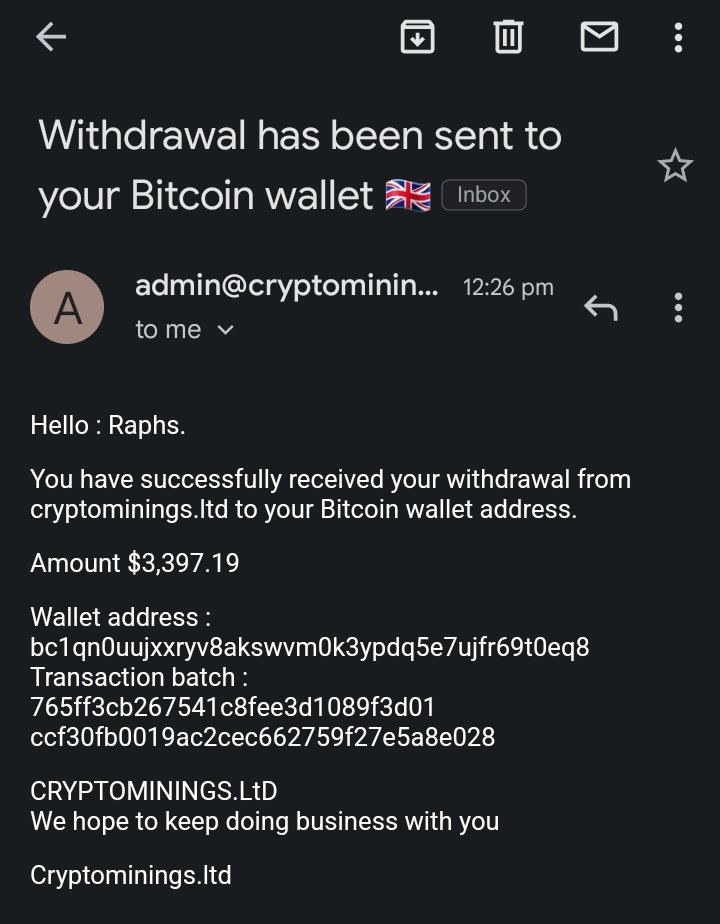 RaphsSolomon's tweet photo. @patrickbetdavid Another successful withdrawal again today ,
I keep receiving my profit successfully,❤️‍🔥join now to start earning immediately. Here is the link 👉https://t.co/V0puqWULgY 
https://t.co/V0puqWULgY https://t.co/sXypHz9UFD
