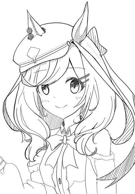 #初投稿の絵と今の絵を比べるウマ娘でいくとこれですね、それなりに頑張って描いていくとそれなりの絵になる...最初の知ってる人いない説←21.7               →23.2 