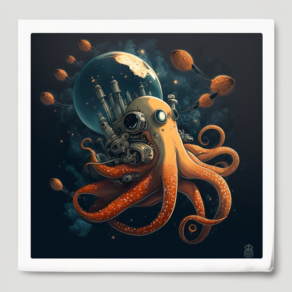 nesergius's tweet photo. The Space Octopus
An intelligent octopus in a spacesuit, lives in distant space and flies in a spaceship.
https://t.co/yIFvnJc2XN
#TheSpaceOctopus #SpaceOctopus #Octopus #nft #art #NFTartist #NFTCollection #design #OpenSeaNFT #OpenSea #OpenSeaMarket #Openseanfts #openseaart https://t.co/bqjeO3gX3p
