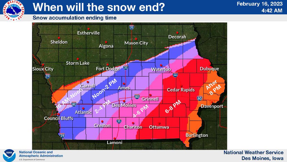 Statewide Iowa 511 on Twitter "(216 6 am) Here's the latest weather