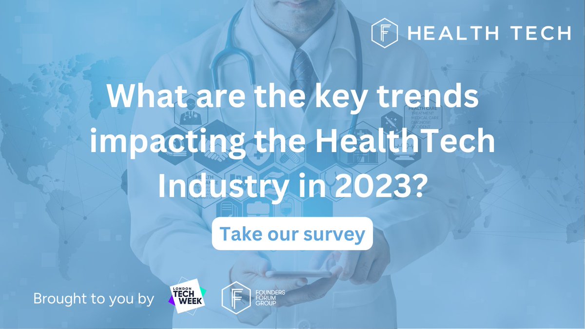 Are you an expert in the #HealthTech sector? 👀 Don’t miss your chance to have your voice heard and possibly win a £50 Amazon voucher! 🤩 

Share your thoughts on the current trends revolutionizing the HealthTech industry bit.ly/3HNfof8 🤔 

#HealthTechTrends #Healthcare