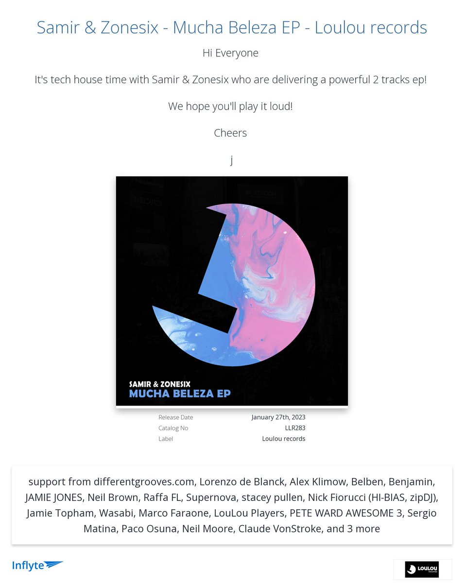 Cheers <a href="/staceypullen/">staceypullenofficial</a> for the review "cool thanks"
inflyteapp.com/r/qn33bu