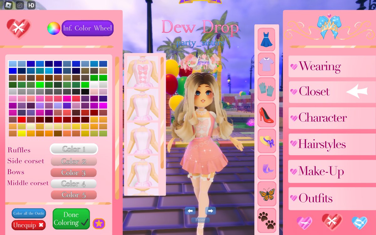 CloudyDewSkies's tweet photo. My Rk2 concept for the dress up system! I love making outfits in the game, but i dread using our current system. I cant find anything and a lot of the toggles are out of order or break!

~Here is a thread of my ideas and inspiration! ✨
#RK2 #ROYALTYKINGDOM2 @PlayRK2 https://t.co/E4hQogudld